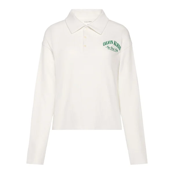 Calvin Klein Women's Long Sleeve Polo Shirt