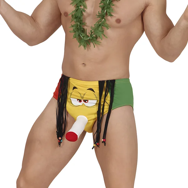 Calzoncillos de rastafari para adulto