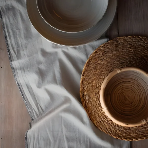 Camino de mesa de 35 cm beige - 1,5 m