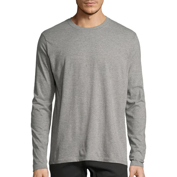 Camiseta de algodón 100% de manga larga gris - Sol's