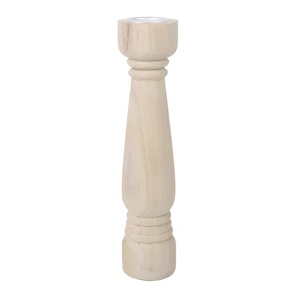 Candelabro de madera de 23 cm - DCasa
