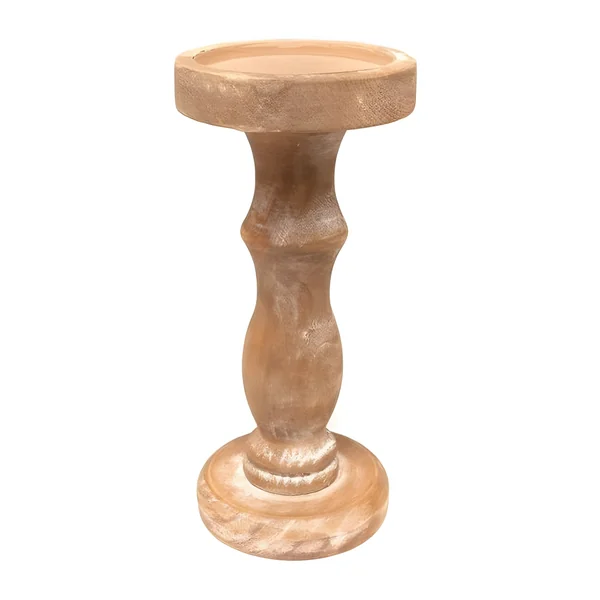 Candelabro de madera de 32 cm - DCasa
