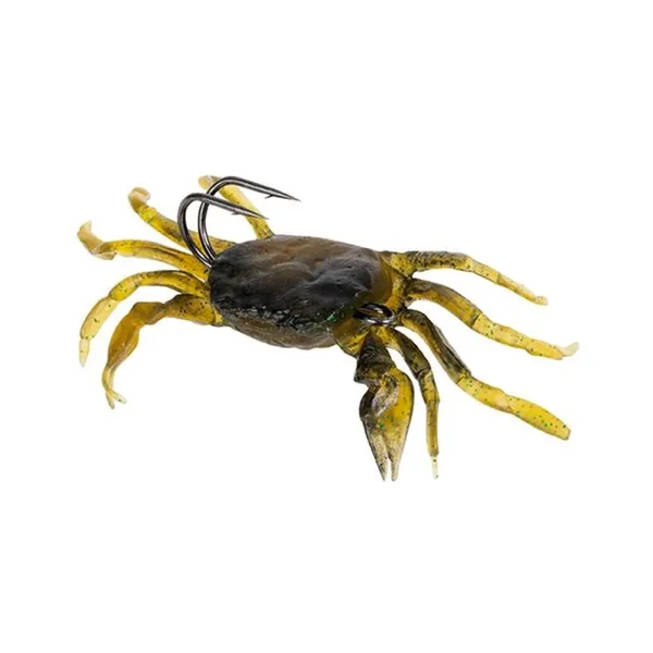 Cangrejo natural con anzuelo doble - 100mm