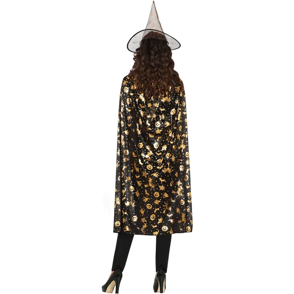Capa y gorro de calabazas doradas - Imagen 3