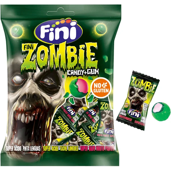 Caramelo con chicle de zombie - Fini boom zombie - 65 gr