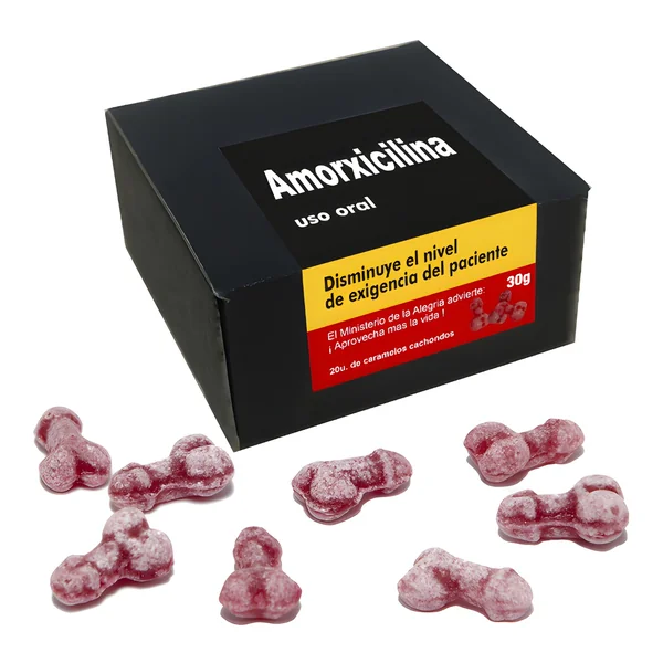 Caramelos con forma de pene Amorxicilina - 30 gr
