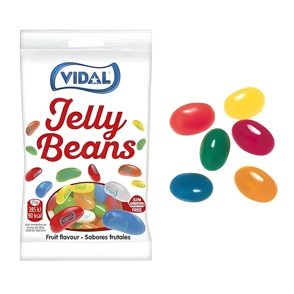 Caramelos de sabores - Jelly Beans Vidal - 85 gr