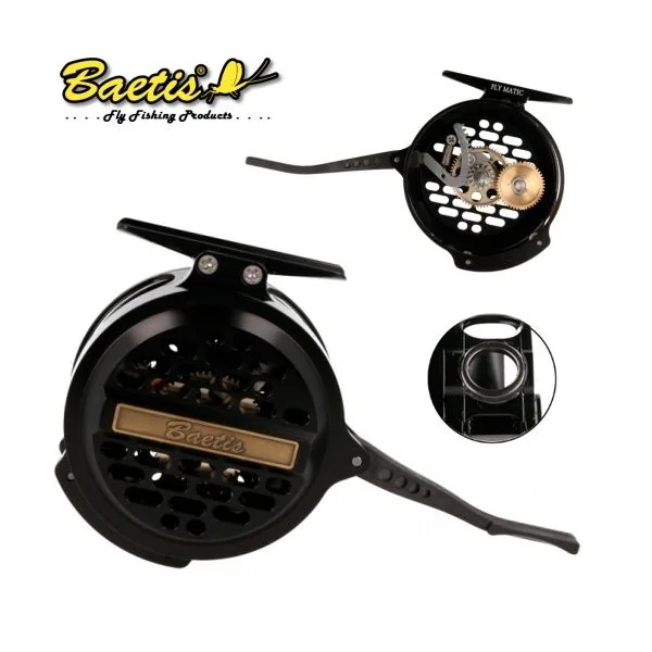 Carrete Baetis Fly Matic 2.0 Ring Black