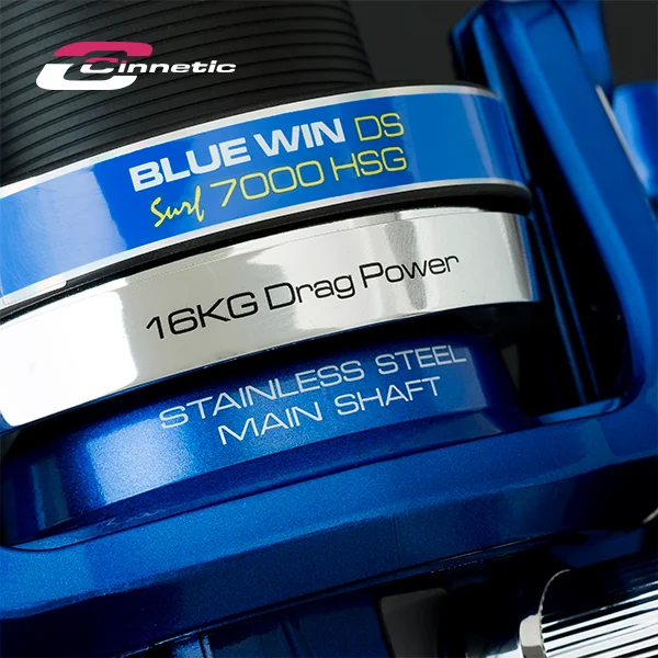 Carrete de Surfcasting CINNETIC® BLUE WIN DS SURF 7000 HSG - Imagen 2