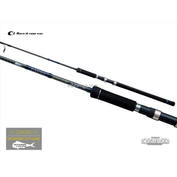 Caña Alpha Tackle Crazee Offshore Cast Game 710MH