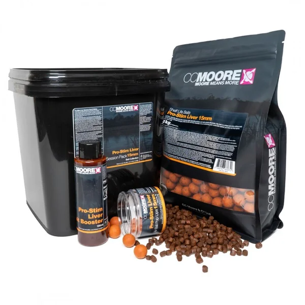 CC Moore Pro-Stim Liver Session Pack de Cebo 15mm
