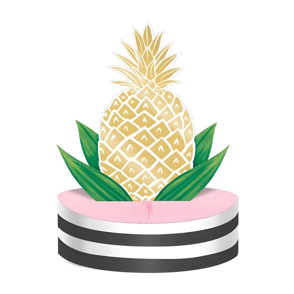 Centro de mesa de Piña Tropical Hawaiana