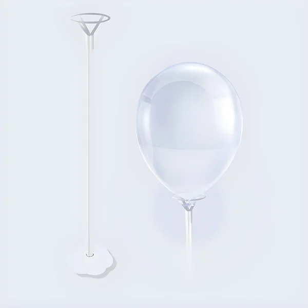 Centro de mesa para globos blanco de 40 cm