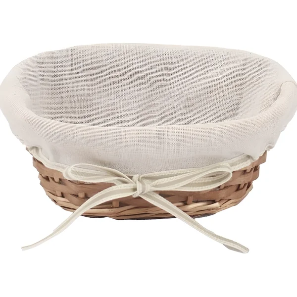 Cesta de 22 x 15 x 9 cm rústica ovalada