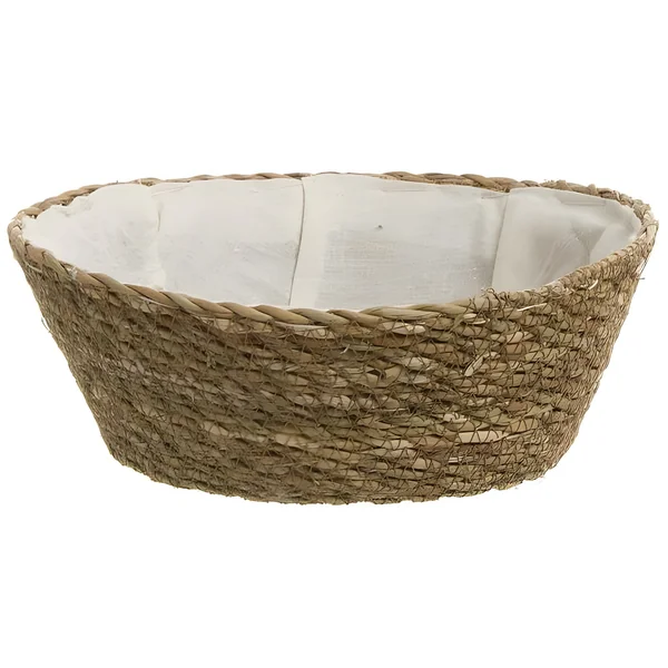 Cesta de 23 x 20 x 8 cm alga ovalada