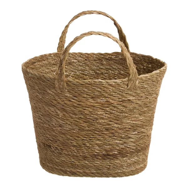 Cesta de alga con asas de 35 x 26 cm