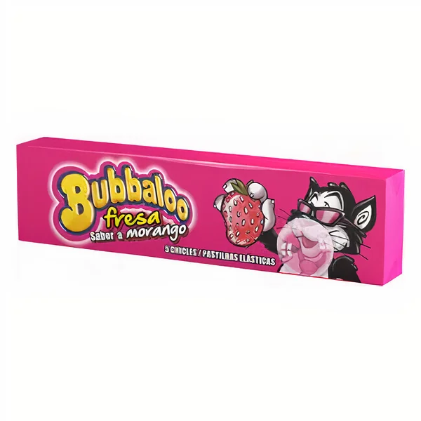 Chicles Bubbaloo de fresa de 38 gr