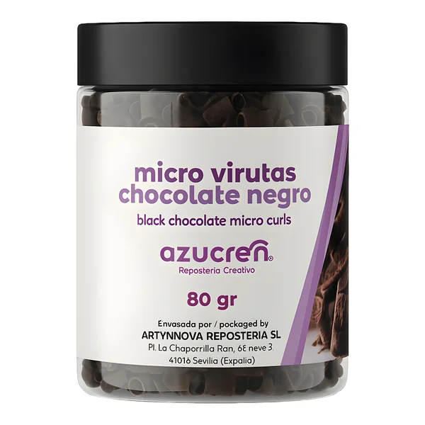 Chocolate en micro virutas negro de 80 gr - Azucren