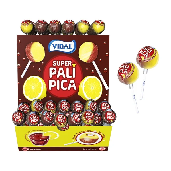 Chupa chup de cola y limón - 100 unidades