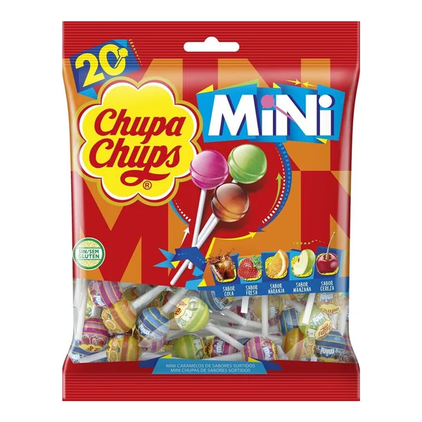 Chupa Chups de sabores mini - 20 unidades