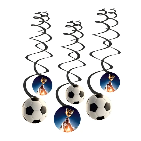 Colgantes de Futbol Kick It 60 cm - 6 unidades