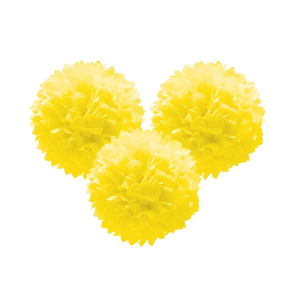 Colgantes pompón de papel de 25 cm - 3 unidades - Imagen 2