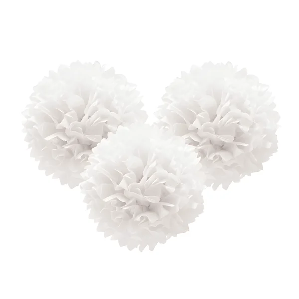 Colgantes pompón de papel de 25 cm - 3 unidades - Imagen 4