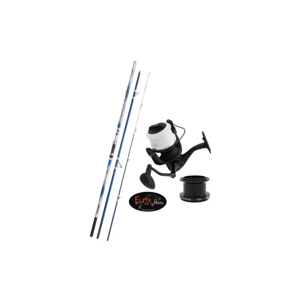 Combo caña Newquay + carrete Black pool Target