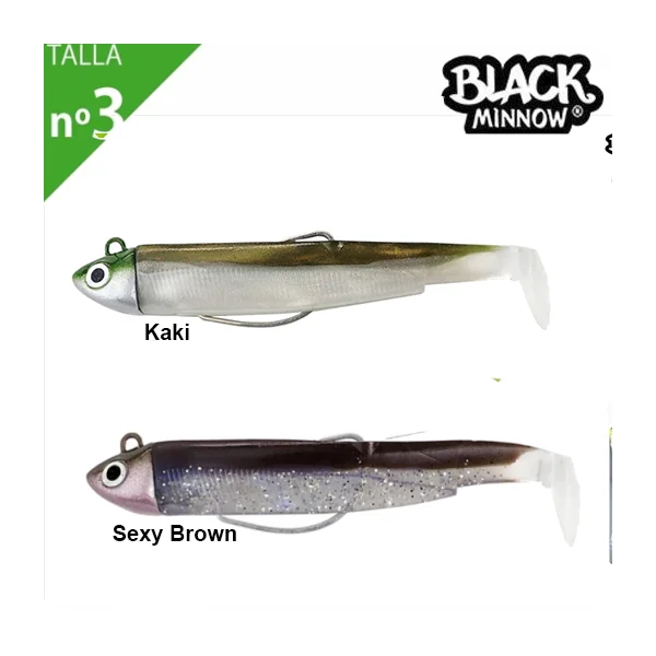 Combo Vinilo Fiiish Black Minnow 120 Search 18g