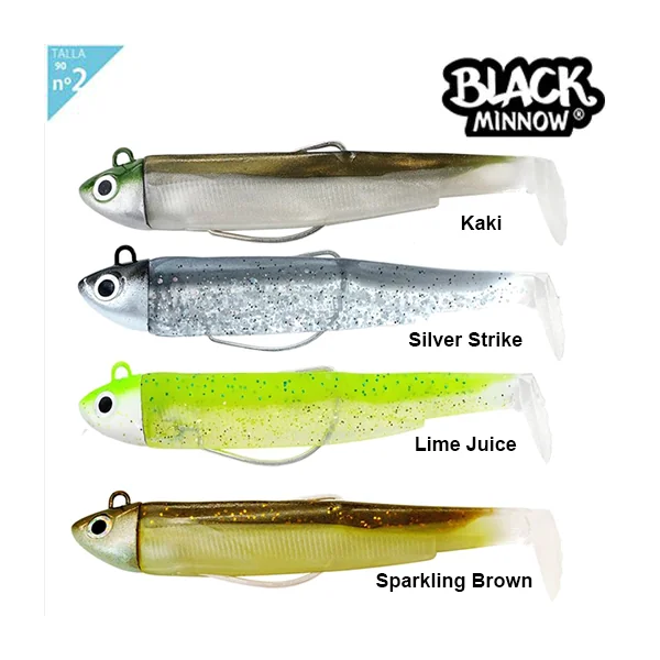 Combo Vinilo Fiiish Black Minnow 90 Search 8g