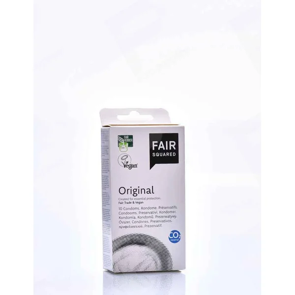 Condones Veganos Fair Squared Original 10 U.