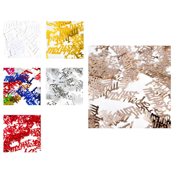 Confetti de Just Married metalizado de 14g
