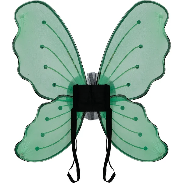 Conjuntode mariposa verde con alas y tutú - Imagen 3