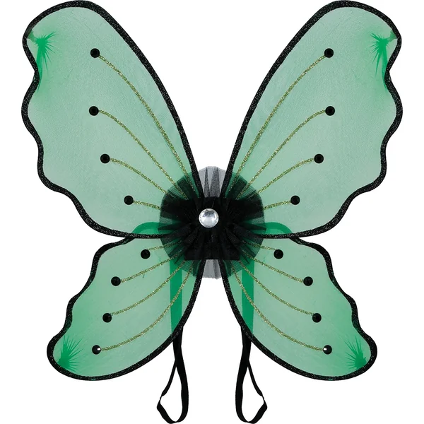 Conjuntode mariposa verde con alas y tutú - Imagen 4