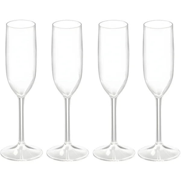 Copa de 165 ml para cava de acrílico - 4 unidades