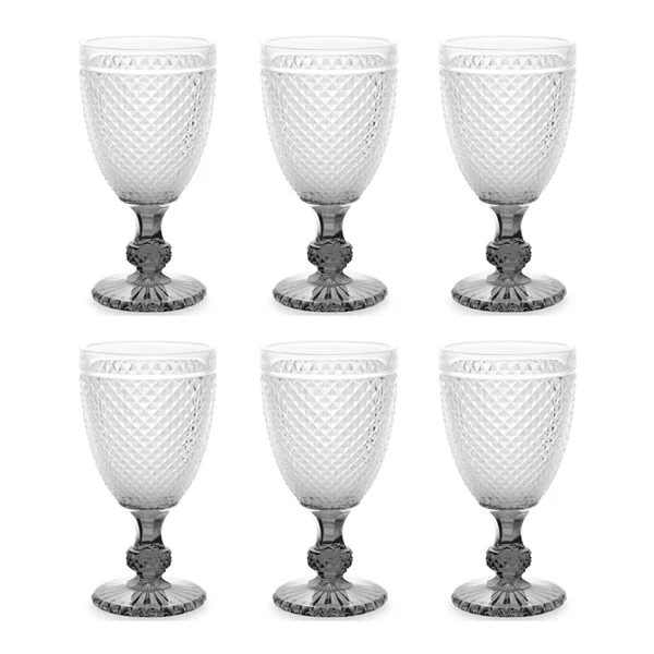 Copa de 256 ml para agua diamante - 6 unidades