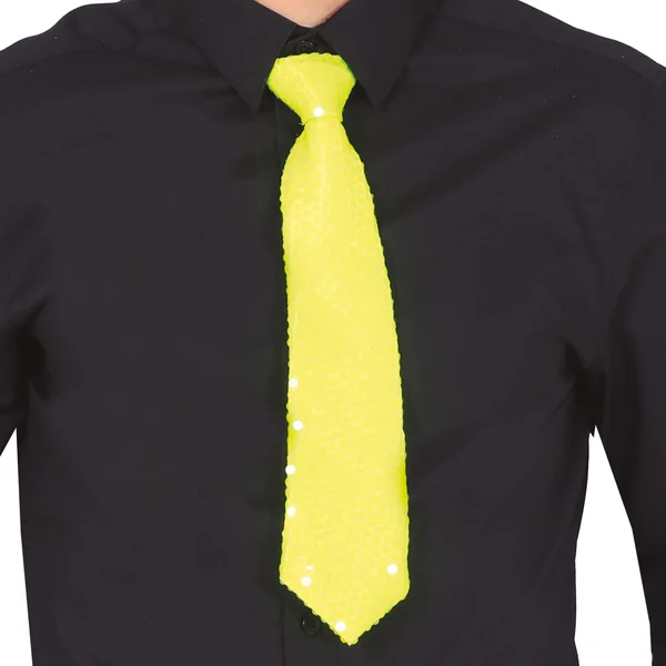 Corbata de lentejuelas de 35 cm - Imagen 2