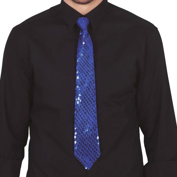Corbata de lentejuelas de 35 cm - Imagen 4