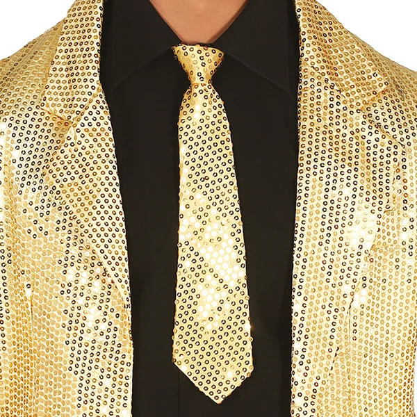 Corbata de lentejuelas de 35 cm - Imagen 5