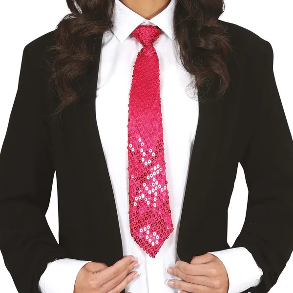 Corbata de lentejuelas de 35 cm - Imagen 6