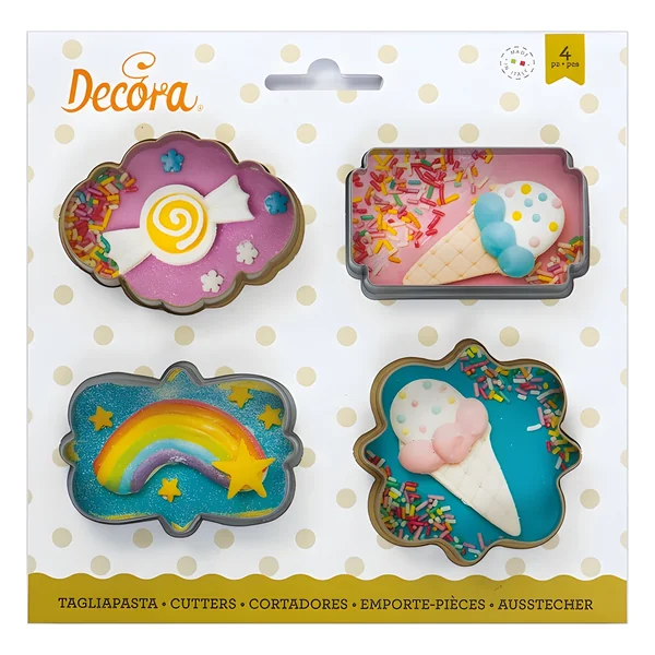 Cortadores de marcos mini - Decora - 4 unidades