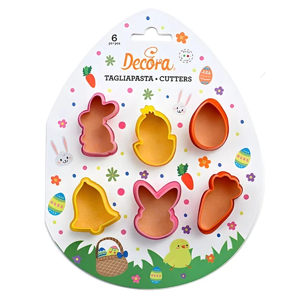 Cortadores de Pascua mini - Decora - 6 unidades