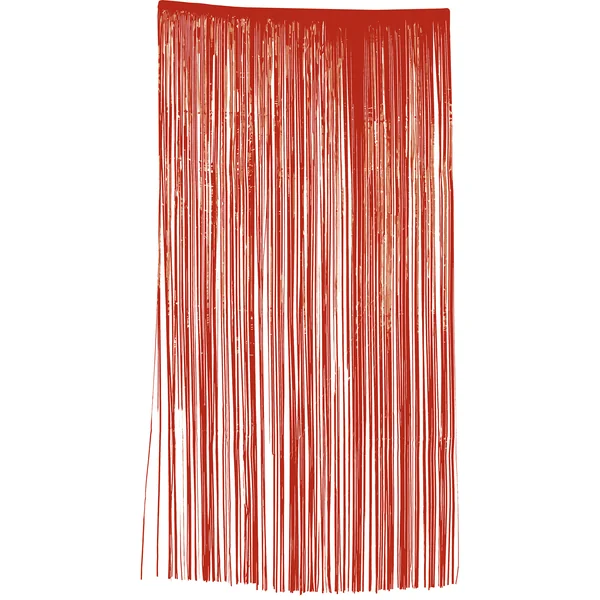 Cortina de 2 x 1 m roja