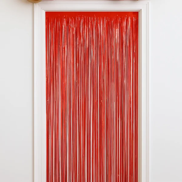 Cortina de 2 x 1 m roja - Imagen 2
