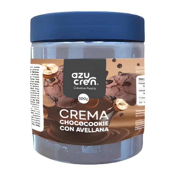 Crema de chococookie con avellana de 300 gr - Azucren