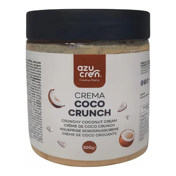 Crema de coco crunch de 300 gr - Azucren