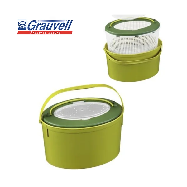 Cubo Para Cebo Vivo Grauvell 7 L
