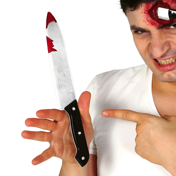 Cuchillo sangriento de 30 cm