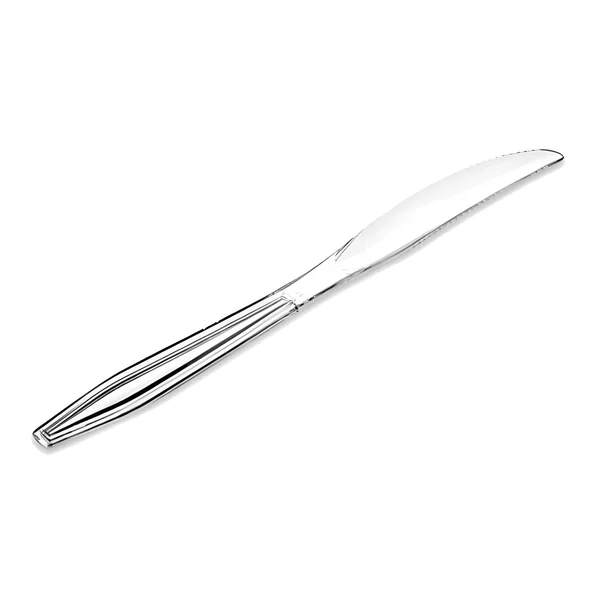 Cuchillos de 17,5 cm de plástico transparente - 12 unidades