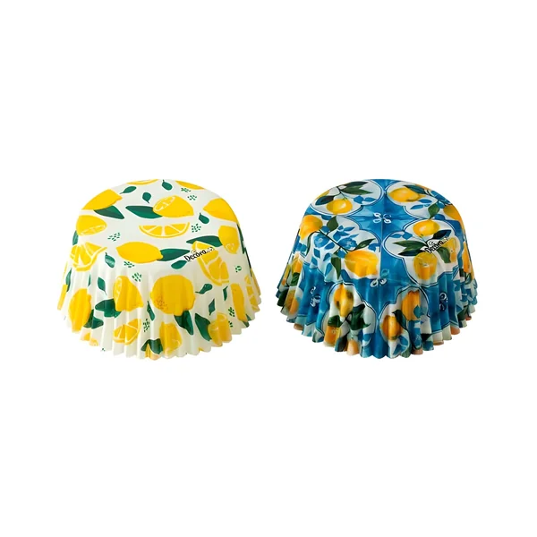 Cápsulas para cupcake de limones - 36 unidades